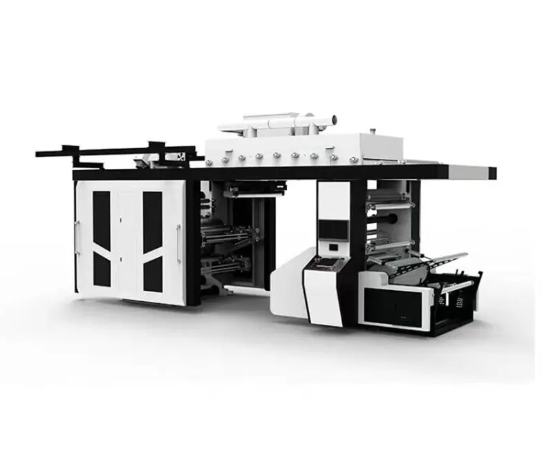 Zentraldruck-Flexodruckmaschine mit 4 Farben