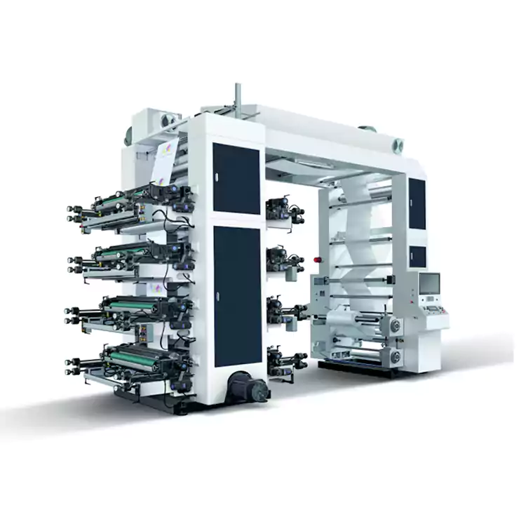 8-Farben-Flexodruckmaschine für Papiertüten