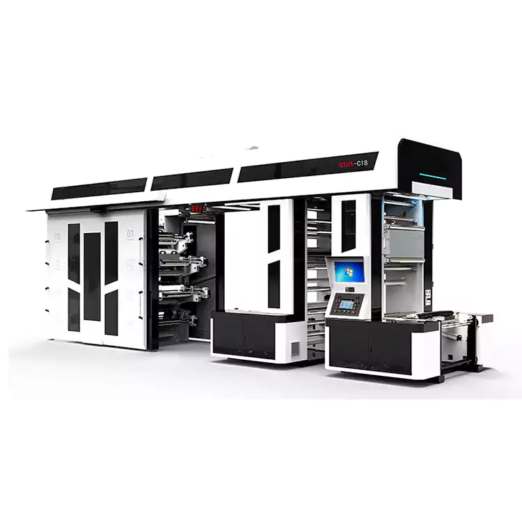 8-Farben-Flexodruckmaschinen, angepasst für den Einkaufstaschendruck