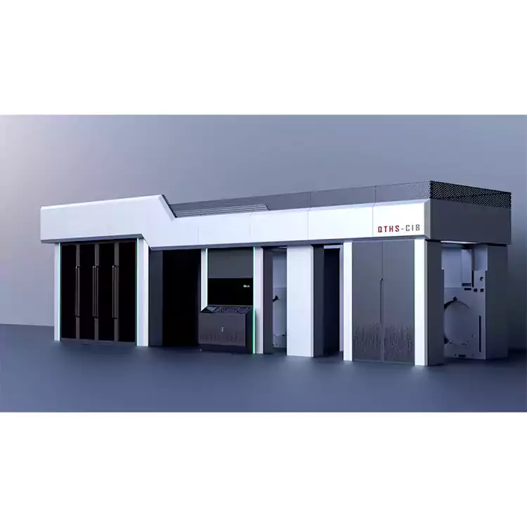 8-Farben-Flexodruckmaschine mit zentraler Trommel und Servoantrieb