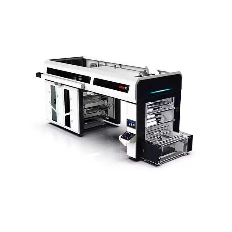 Zentraltrommel-Flexodruckmaschinen für 6-Farben-Kunststoff-Flexodruck