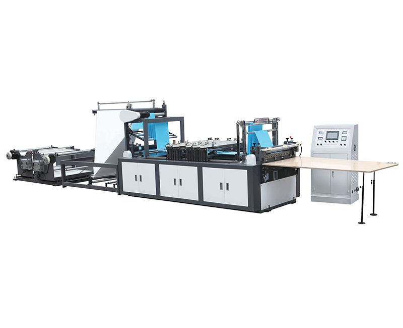 Vollautomatische Maschine zum Verschließen und Schneiden von Vliesstoff-Aufbewahrungsboxen